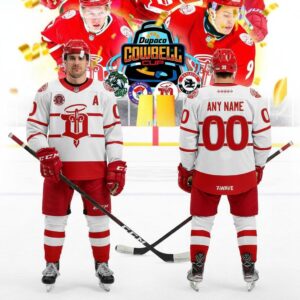 Dubuque Fighting Saints Dupaco Cowbell Cup Champion 2026 Hockey Jersey