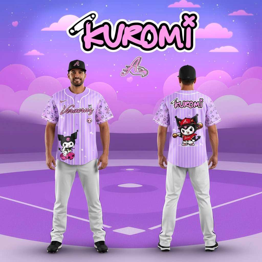El Aguila de Veracruz Kuromi 2026 Sweet Rebel Baseball Jersey