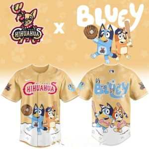 El Paso Chihuahuas Bluey And Bingo Night 2026 Baseball Jersey