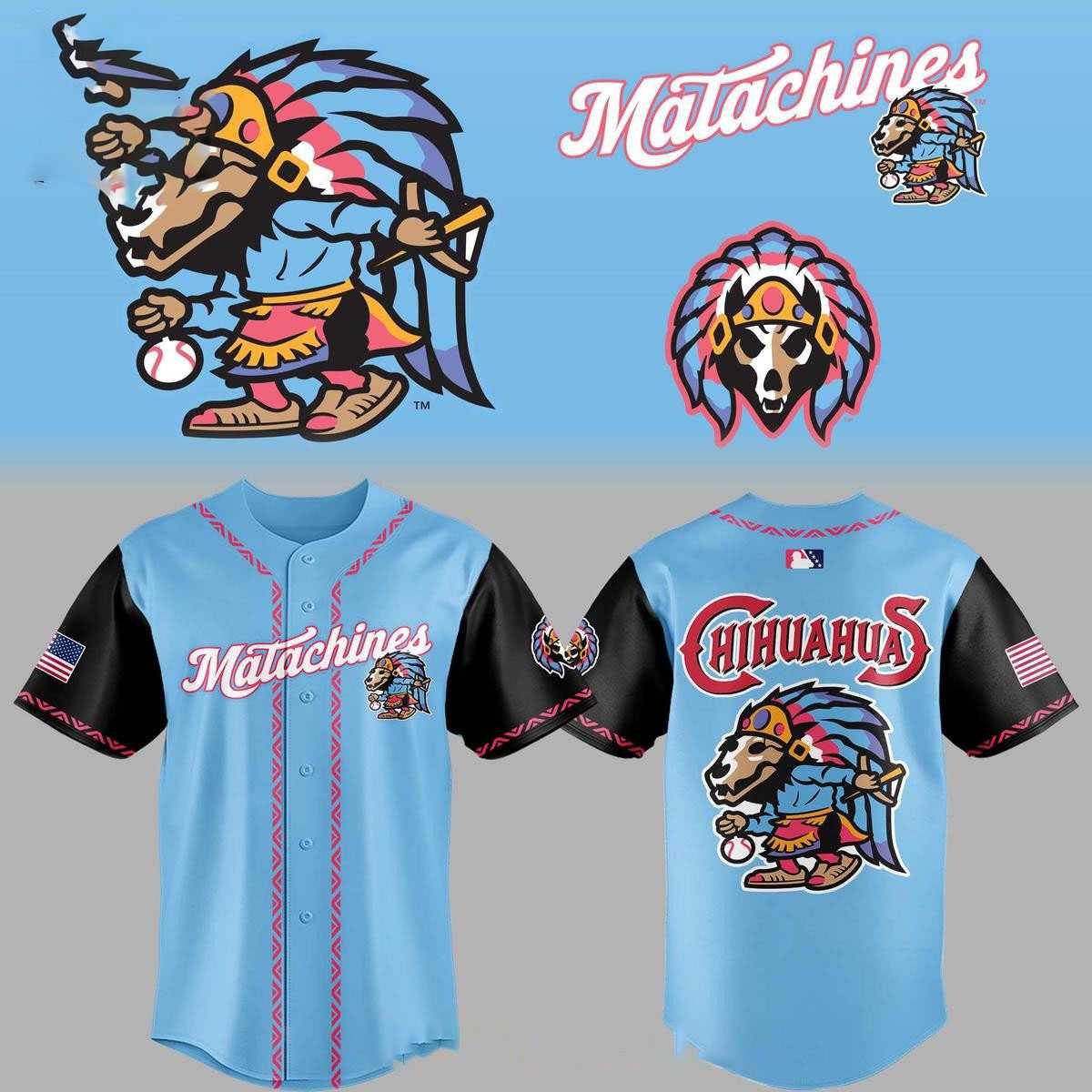 El Paso Chihuahuas El Paso Matachines Indigenous Night 2026 Baseball Jersey