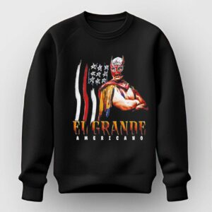 El Grande Americano Wwe Flag Grunge Tee