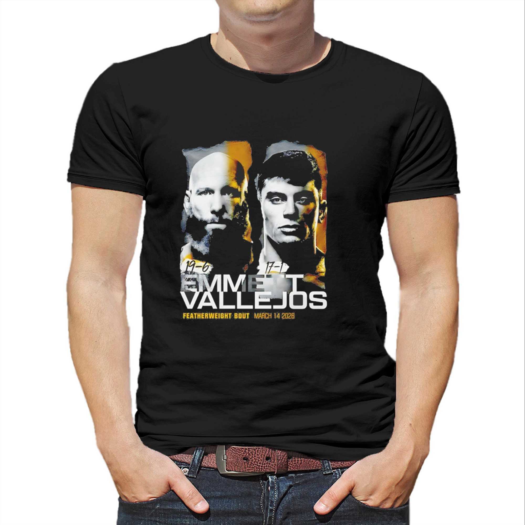 Emmett Vs Vallejos Ufc Fight Night Match Up Tee