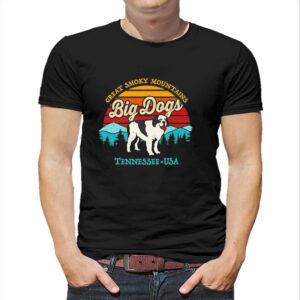 Great Smoky Mountains Big Dogs Tennessee Usa Tee