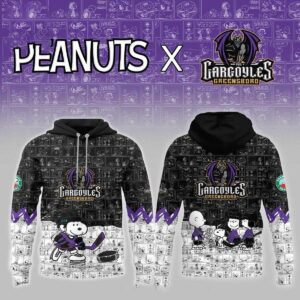 Greensboro Gargoyles Peanuts Night 2026 Celebrating Hoodie