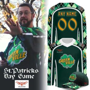 Greenville Swamp Rabbits Celebrate St Patrick’s Day 2026 Jersey