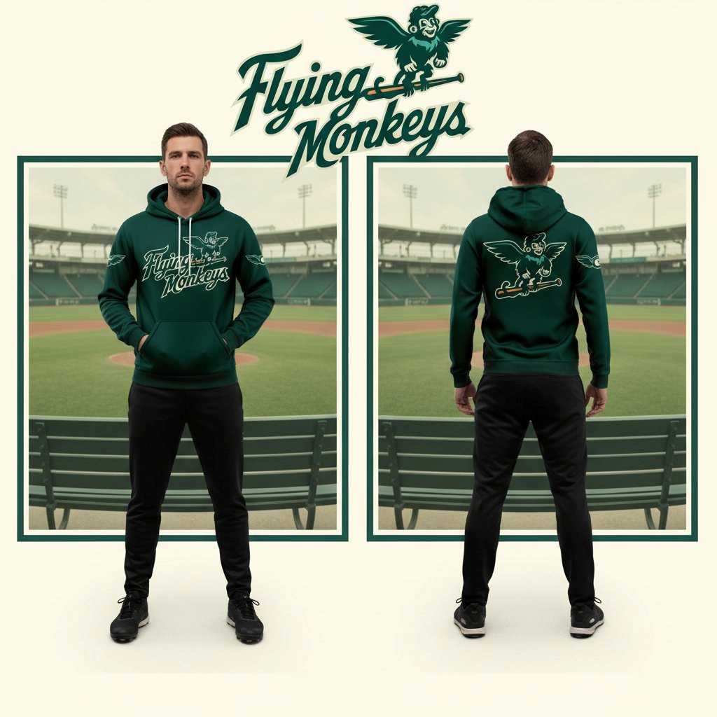 Greenwood Flying Monkeys In Emerald City 2026 Team Hoodie Tee