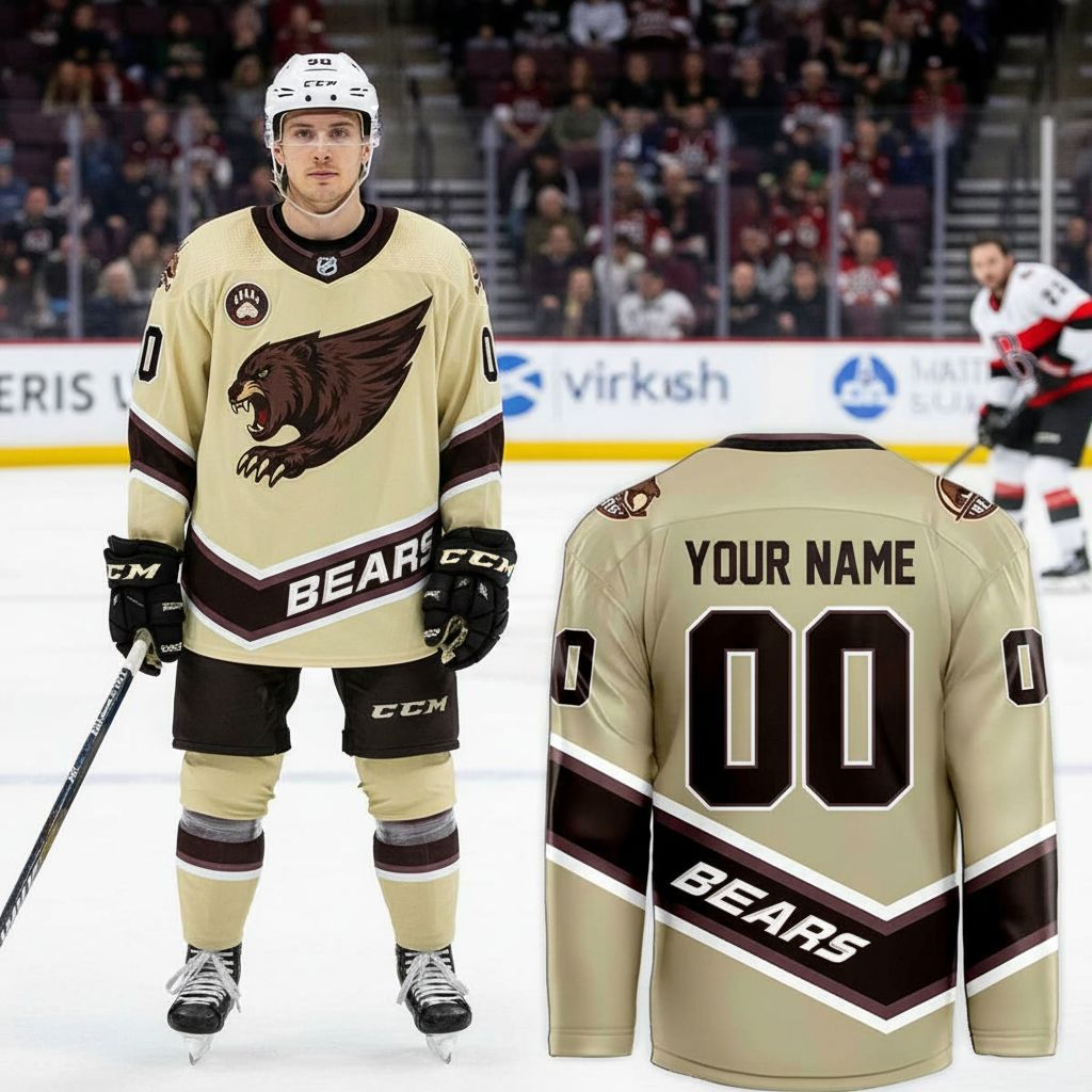 Hershey Bears Celebrating 20 Years Of Affiliation Capitals Night Edition Jersey