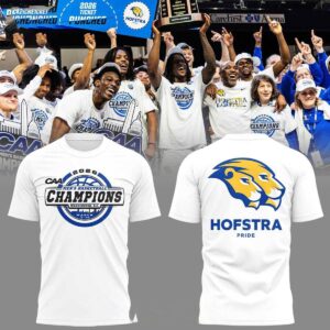Hofstra Pride Men’s Basketball Are The Champions 2026 Hoodie Tee