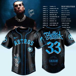 Houston Astros Blessd EMHDM Tour 2026 Jersey