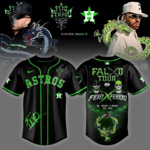 Houston Astros FEID vs FERXXO Falxo Tour 2026 Baseball Jersey