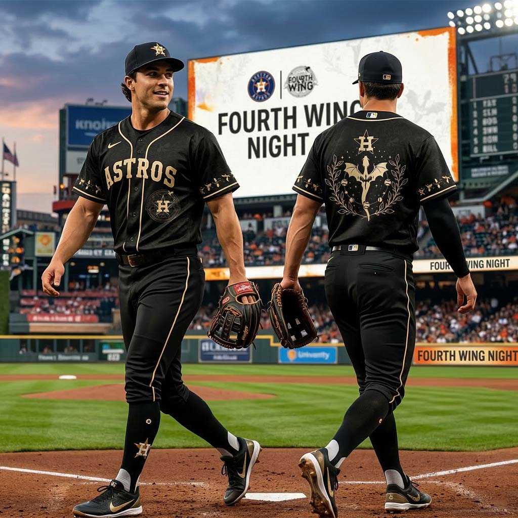 Houston Astros Fouth Wings 2026 Night Black Baseball Jersey Houston Astros Fouth Wings 2026 Night Black Baseball Jersey