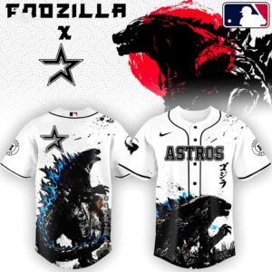 Houston Astros Godzilla Monster Baseball Jersey
