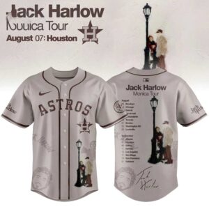 Houston Astros Jack Harlow Monica Tour 2026 Baseball Jersey