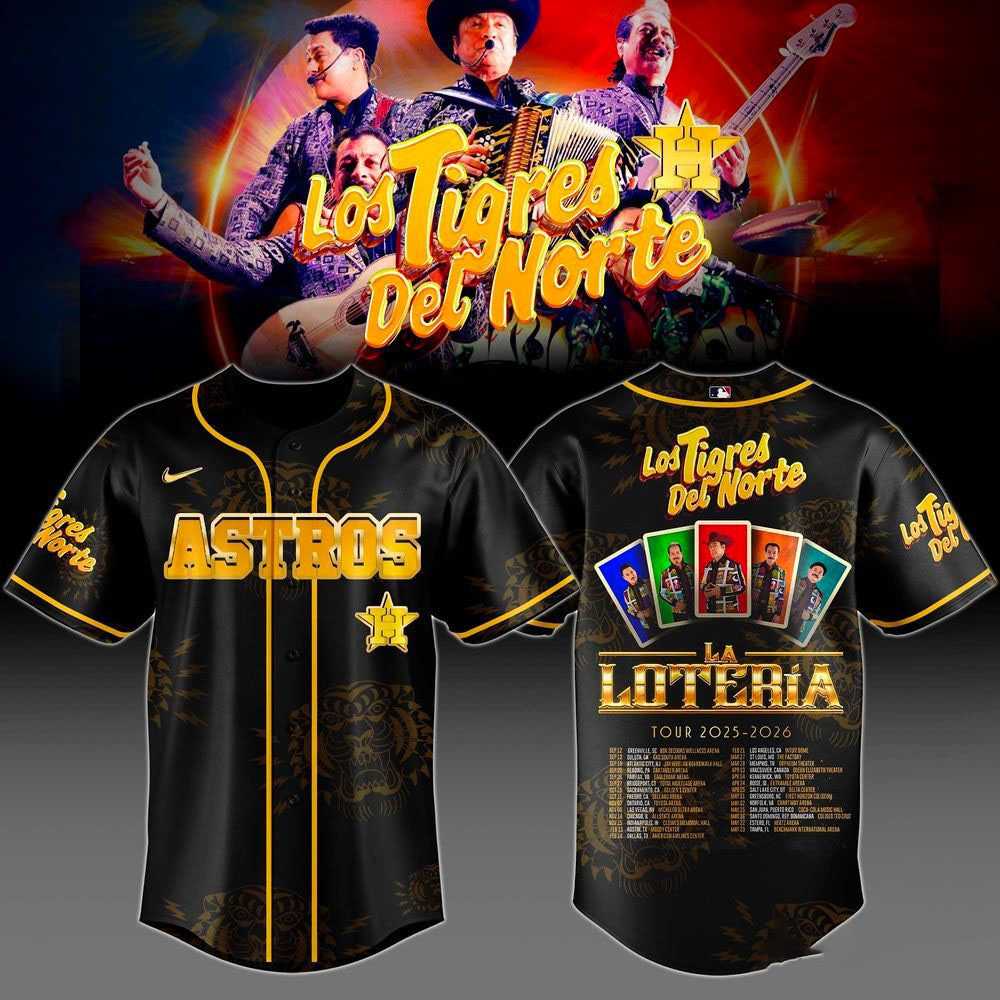 Houston Astros Los Tigres del Norte Loteria Tour 2026 Jersey Houston Astros Los Tigres del Norte Loteria Tour 2026 Jersey