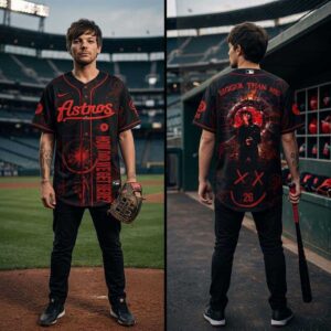 Houston Astros Louis Tomlinson 2026 North America Tour Baseball Jersey