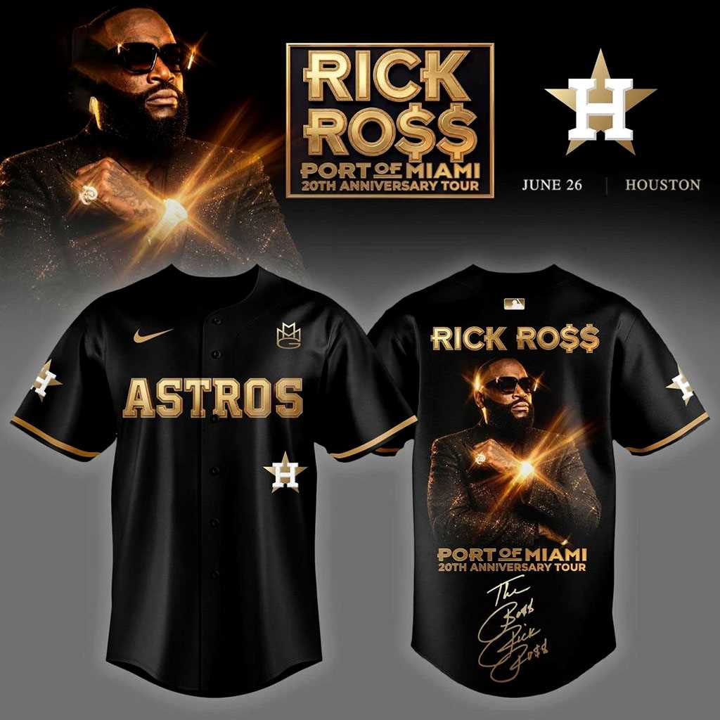 Houston Astros Rick RoSS 2026 Tour Baseball Jersey Houston Astros Rick RoSS 2026 Tour Baseball Jersey