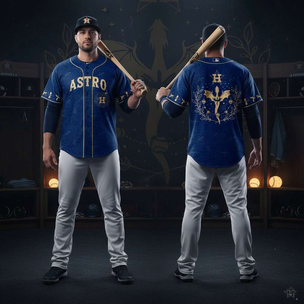 Houston Astros Wings Night Baseball Jersey Houston Astros Wings Night Baseball Jersey