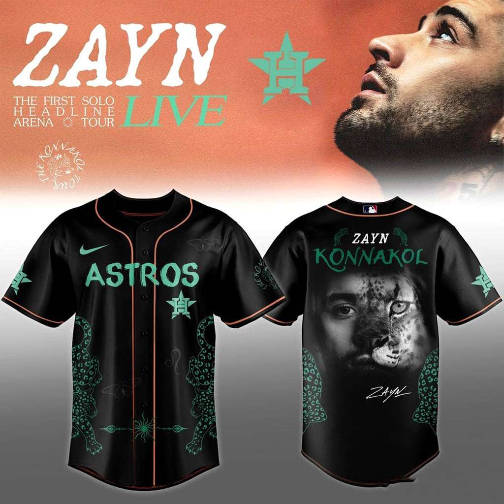 Houston Astros Zayn Malik 2026 KONNAKOL Tour Jersey