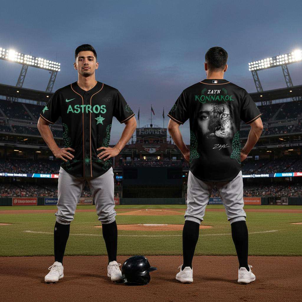 Houston Astros Zayn Malik 2026 KONNAKOL Tour Jersey Houston Astros Zayn Malik 2026 KONNAKOL Tour Jersey