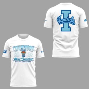 Idaho Vandals Big Sky Champions Edition For Fan T- Shirt