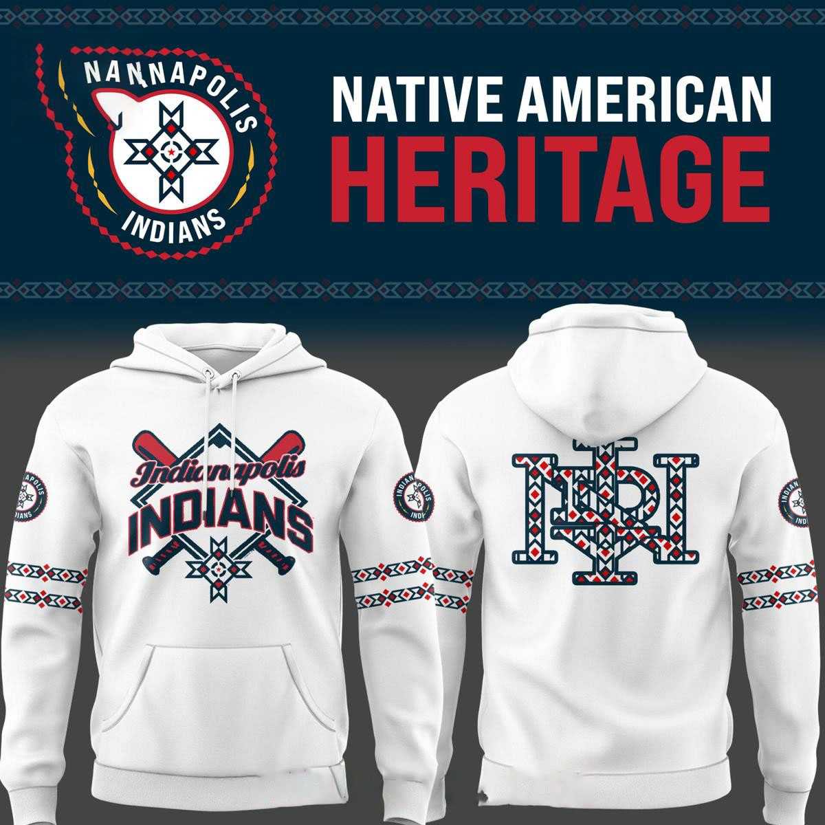 Indianapolis Indians 2026 Native American Heritage Night Hoodie Tee