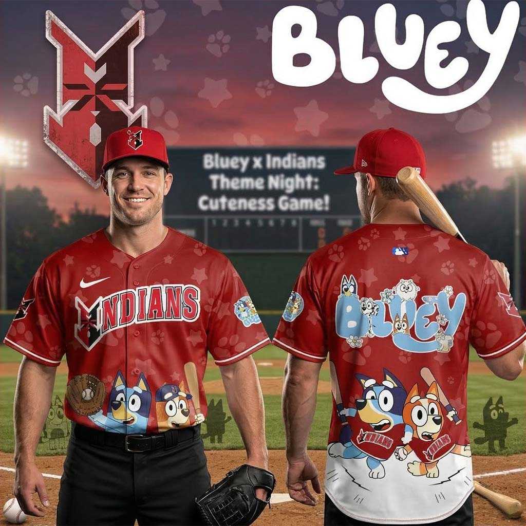Indianapolis Indians Bluey And Bingo Night 2026 Baseball Jersey Indianapolis Indians Bluey And Bingo Night 2026 Baseball Jersey