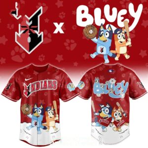 Indianapolis Indians Bluey And Bingo Night 2026 Baseball Jersey