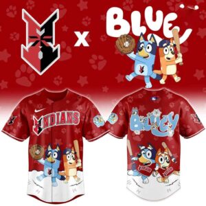 Indianapolis Indians Bluey Night Limited Edition Baseball Jersey