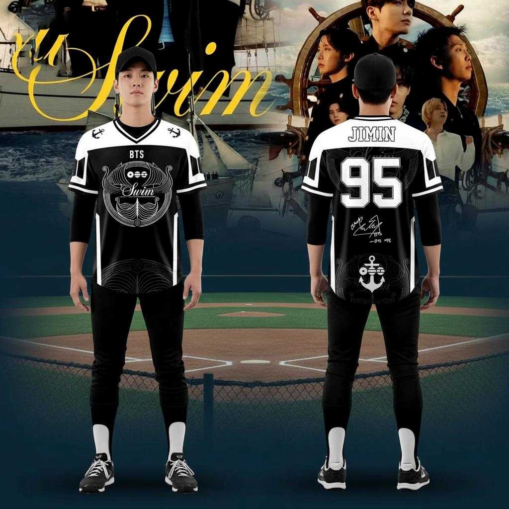 JIMIN BTS Swim Arirang Album Mixed Mesh Football Jersey JIMIN BTS Swim Arirang Album Mixed Mesh Football Jersey