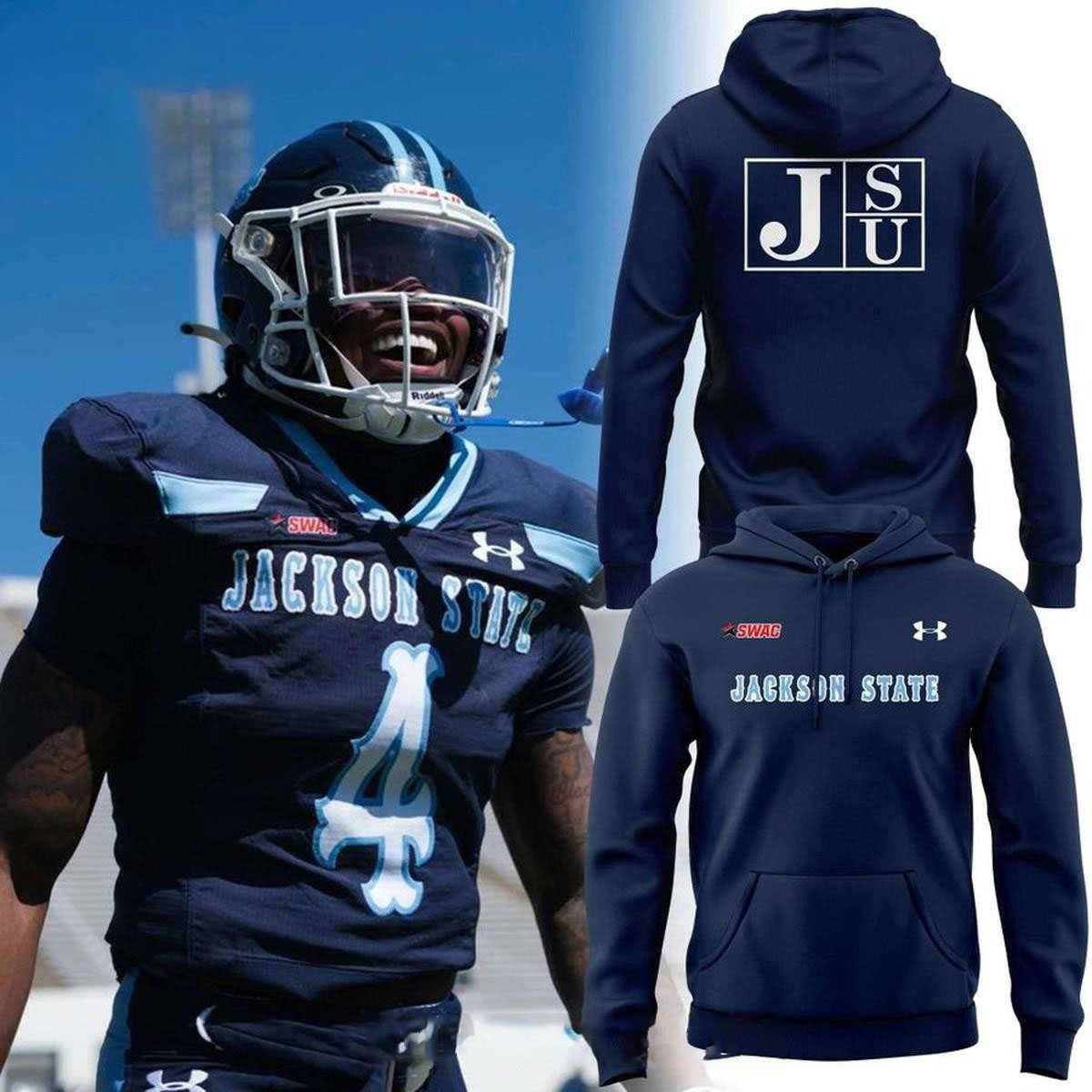 Jackson State Tigers Classic Uniform 2026 Throwback Night Hoodie Tee
