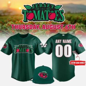 Jersey Shore BlueClaws Jersey Tomatoes 2026 Saucy Night Baseball Jersey