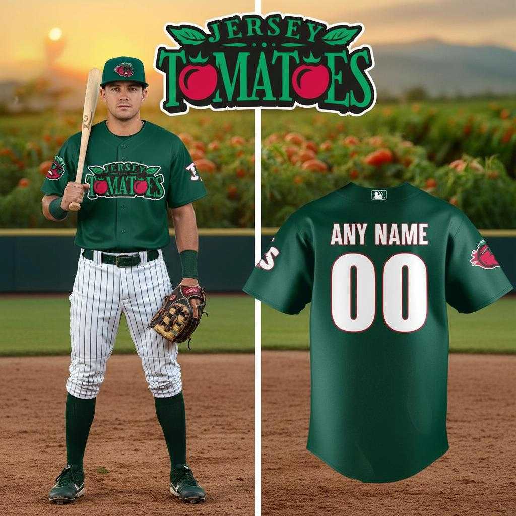 Jersey Shore BlueClaws Jersey Tomatoes 2026 Saucy Night Baseball Jersey Jersey Shore BlueClaws Jersey Tomatoes 2026 Saucy Night Baseball Jersey