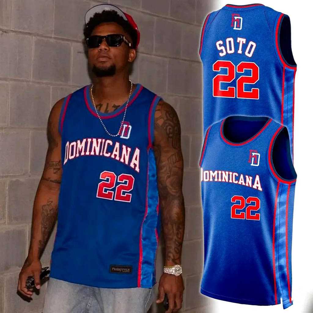 Juan Soto Dominican Republic 2026 Special Basketball Jersey Juan Soto Dominican Republic 2026 Special Basketball Jersey