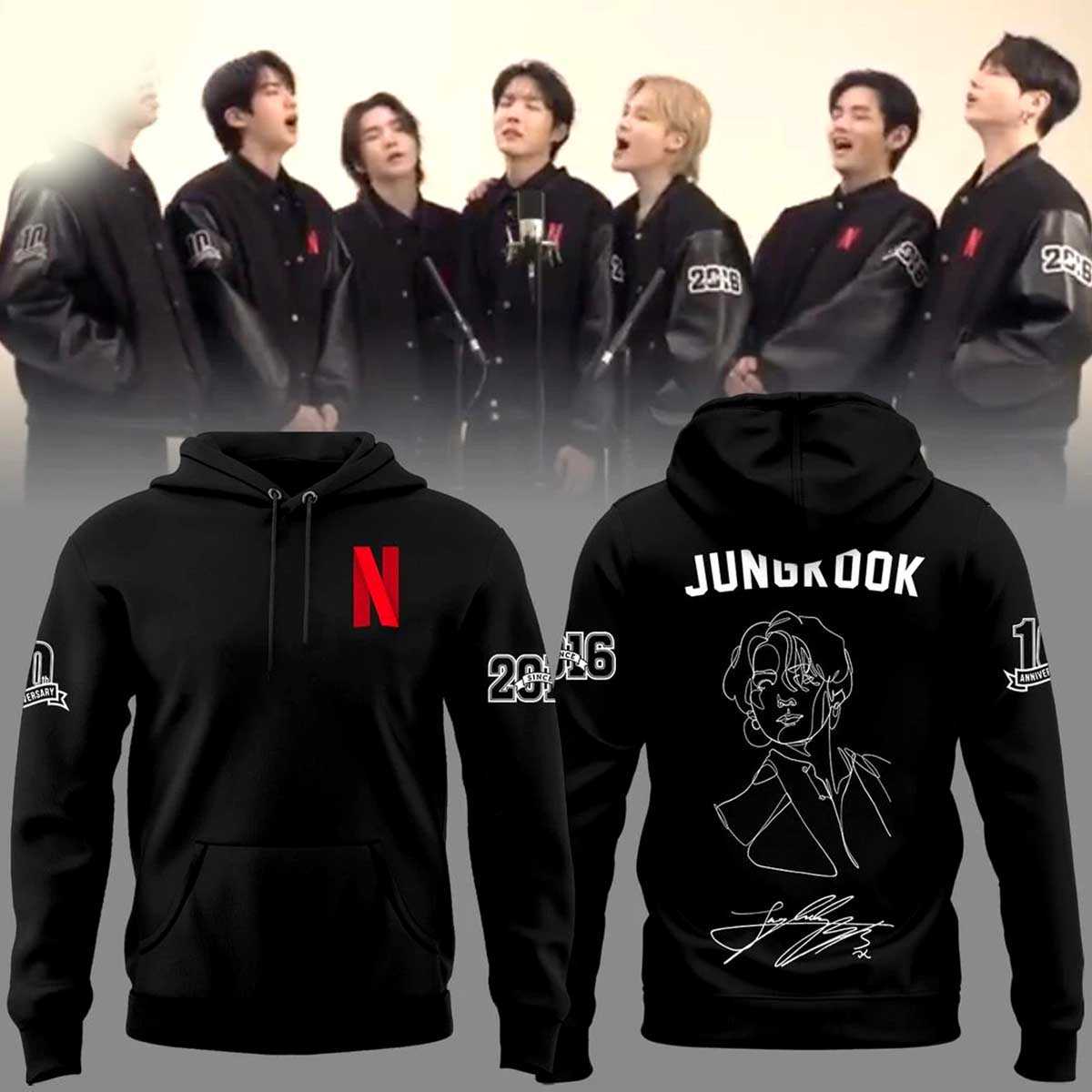 Jungkook 10th Anniversary Edition Hoodie