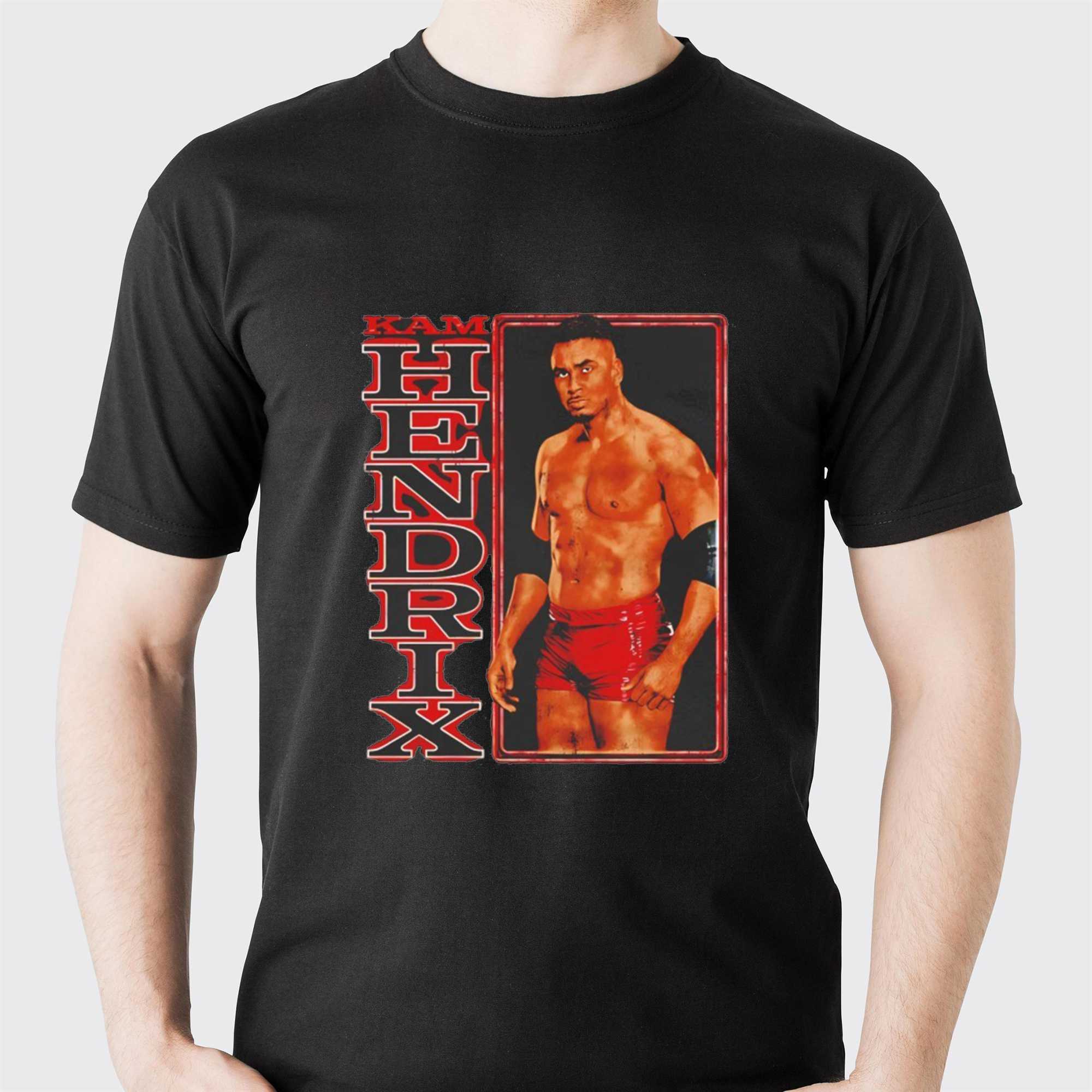 Kam Hendrix Wwe Vertical Name Tee