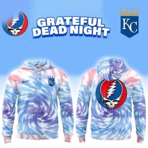 Kansas City Royals Grateful Dead Night 2026 Tie-dye Hoodie Tee