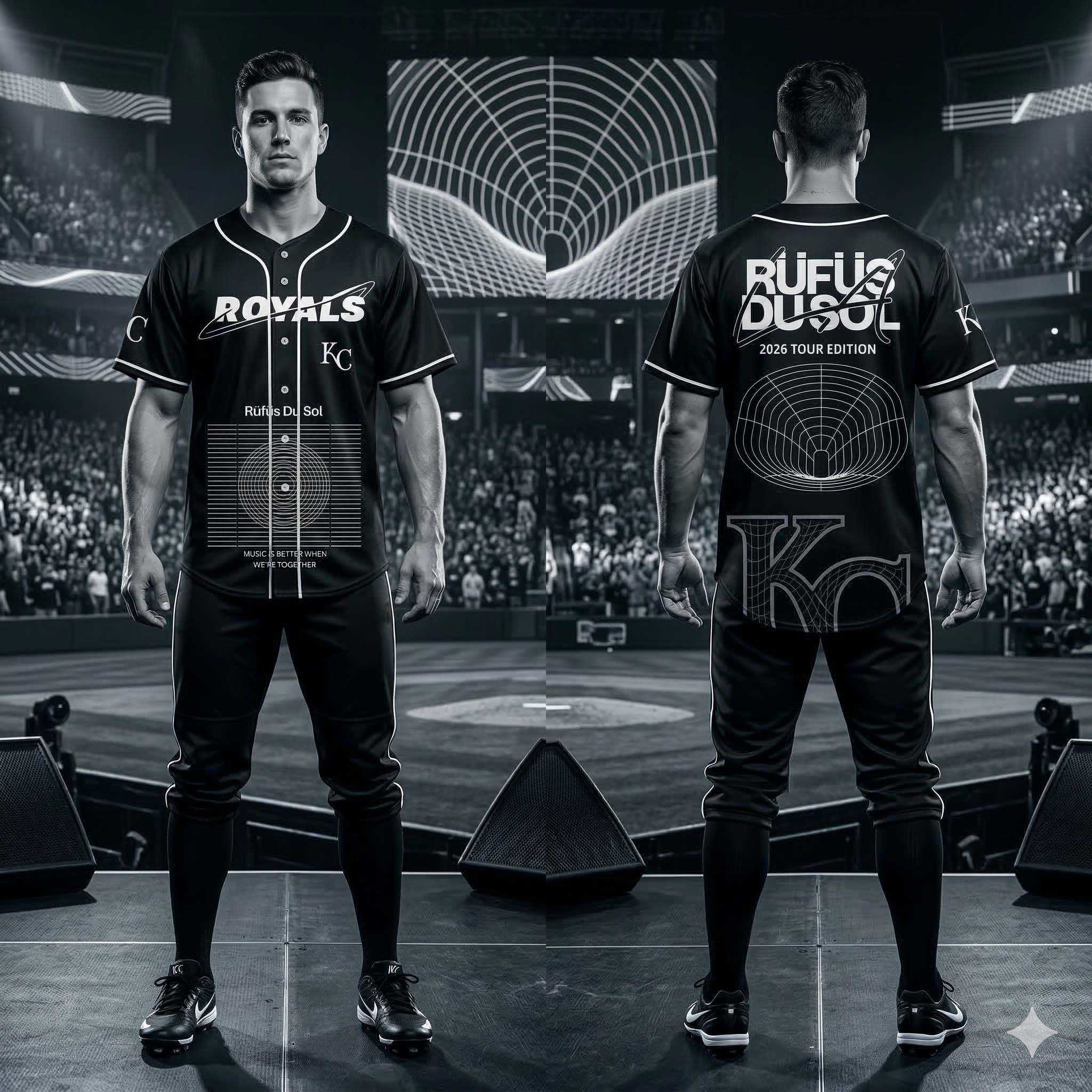 Kansas City Royals RUFUS DU SOL 2026 Tour Baseball Jersey