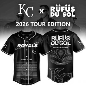 Kansas City Royals RUFUS DU SOL 2026 Tour Baseball Jersey