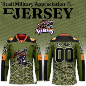 Knoxville Ice Bears Military Appreciation Night 2026 Custom Hockey Jersey