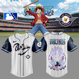 Las Vegas Aviators One Piece Night Luffy 2026 Baseball Jersey