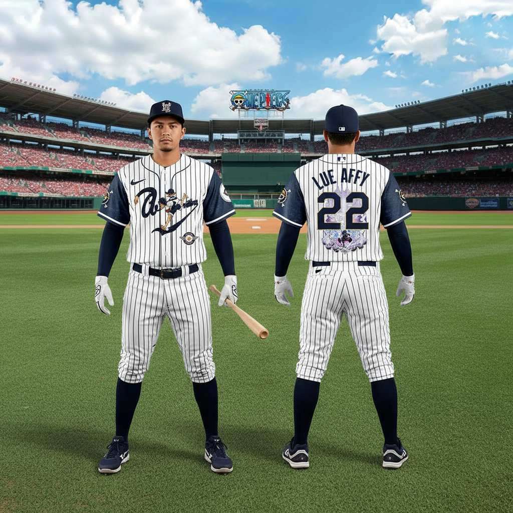Las Vegas Aviators One Piece Night Luffy 2026 Baseball Jersey