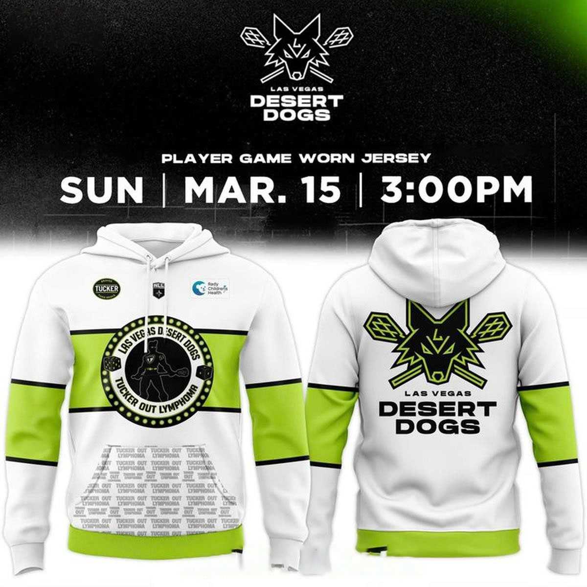 Las Vegas Desert Dogs 2026 Tucker Out Night Hoodie Tee