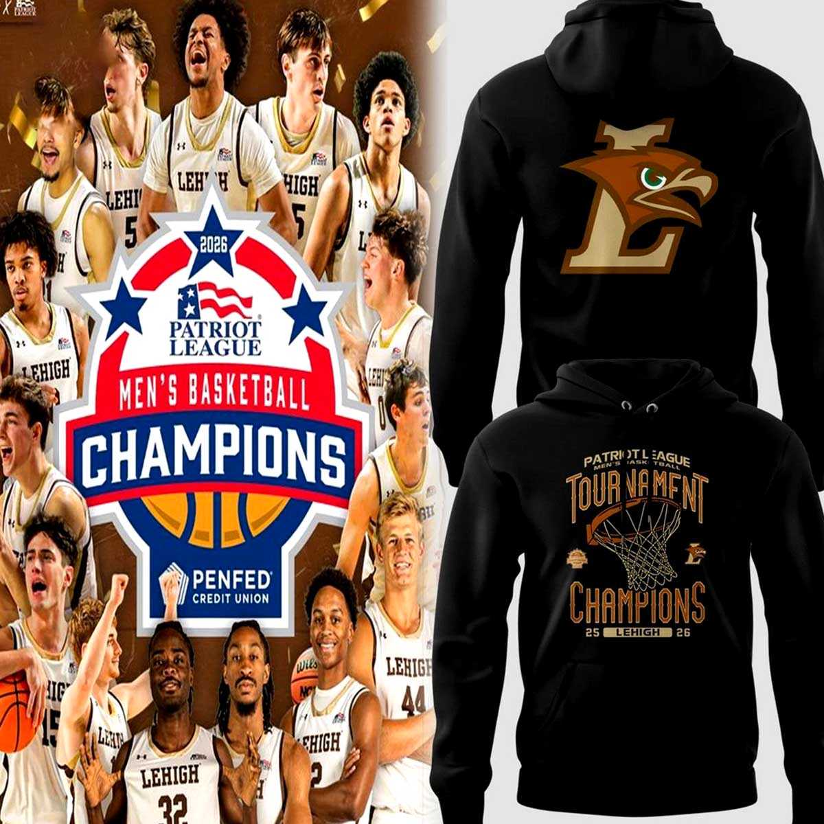 Lehigh Mountain Hawks Champions Hoodie
