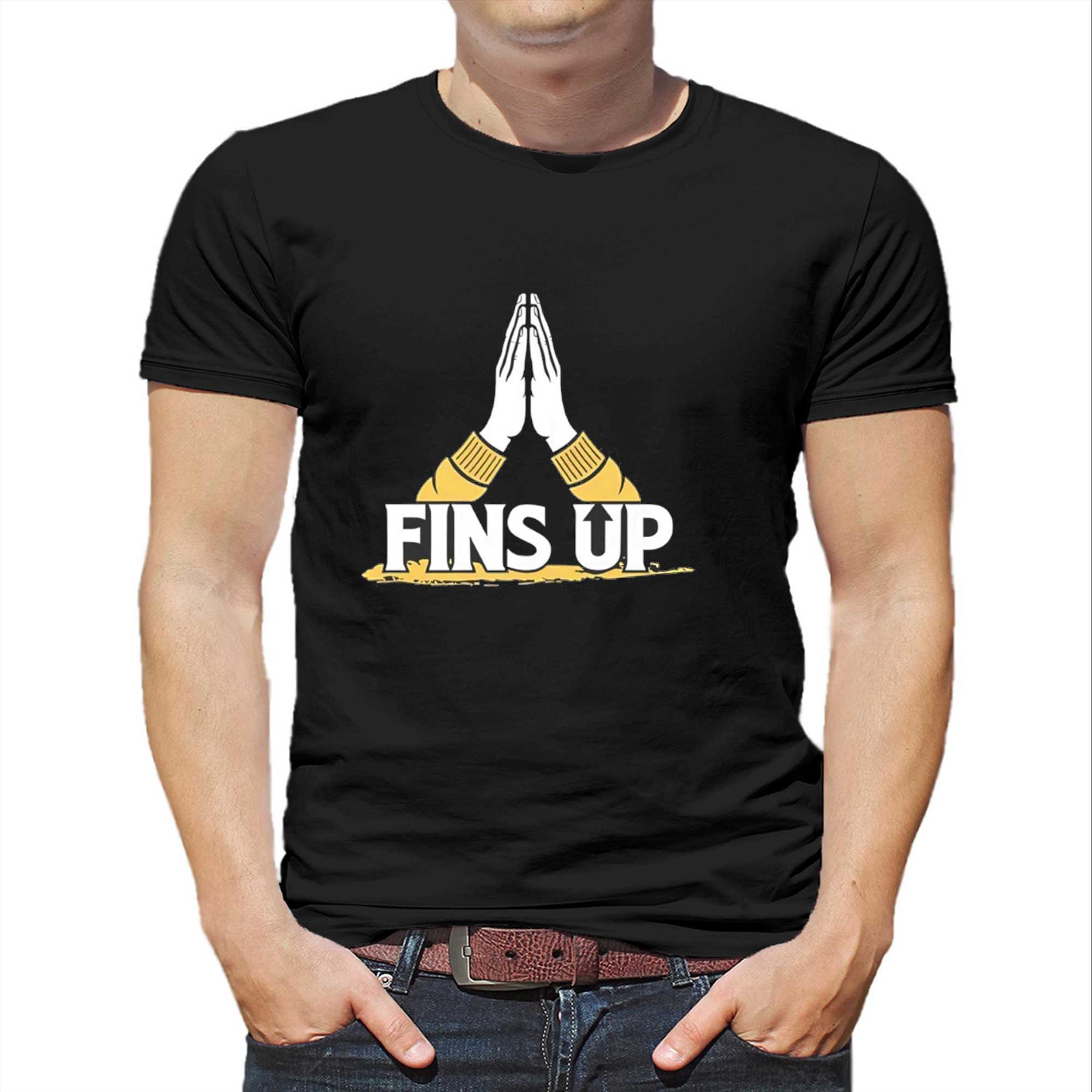 Long Island University Sharks Fins Up Tee