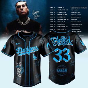 Los Angeles Dodgers Blessd EMHDM Tour 2026 Jersey