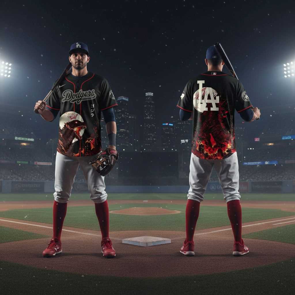 Los Angeles Dodgers Godzilla 2026 Special Jersey Los Angeles Dodgers Godzilla 2026 Special Jersey