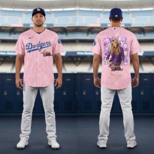 Los Angeles Dodgers Hannah Montana 20th Anniversary Baseball Jersey 5