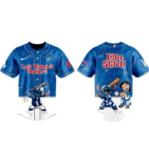 Los Angeles Dodgers Lilo Stitch Night 2026 Baseball Jersey