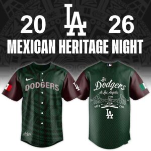 Los Angeles Dodgers Mexican Heritage Night 2026 Special Jersey