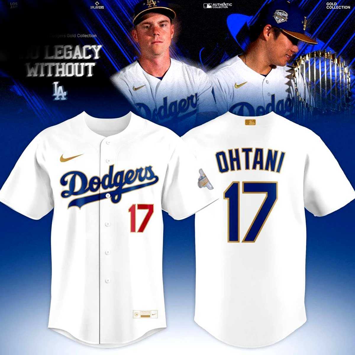 Los Angeles Dodgers Shohei Ohtani 2026 Gold Baseball Jersey